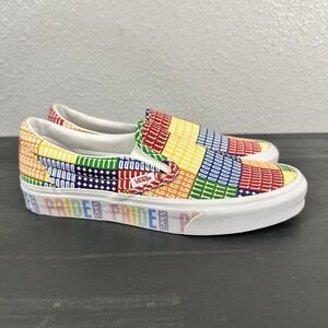 Vans Classic Slip-On Pride Skate Inspired Sneakers Shoes M 7.5 W 9 NEW
